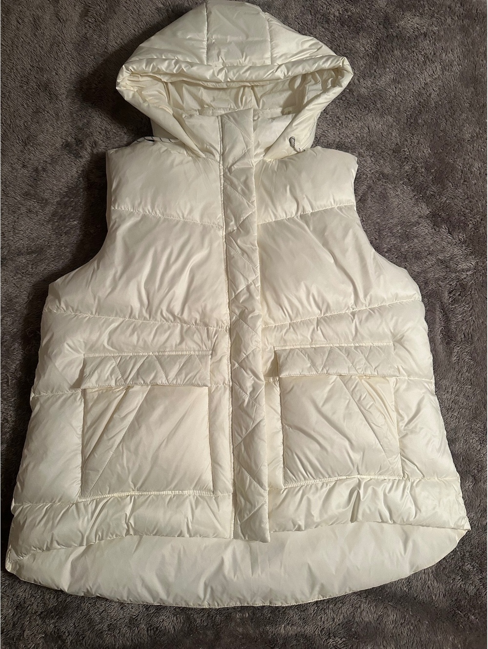 Zella Men's Performance Full-Zip Active Jacket - Size XL Cream / Off-White